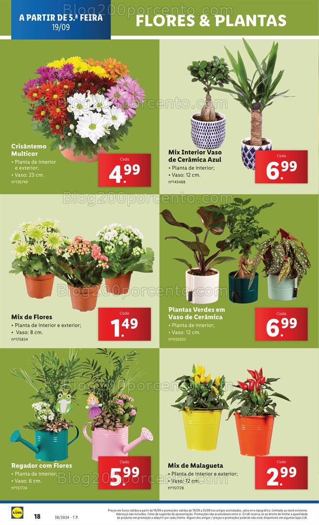 Antevisão Folheto LIDL Bazar Promoções de 19 a 25 setembro