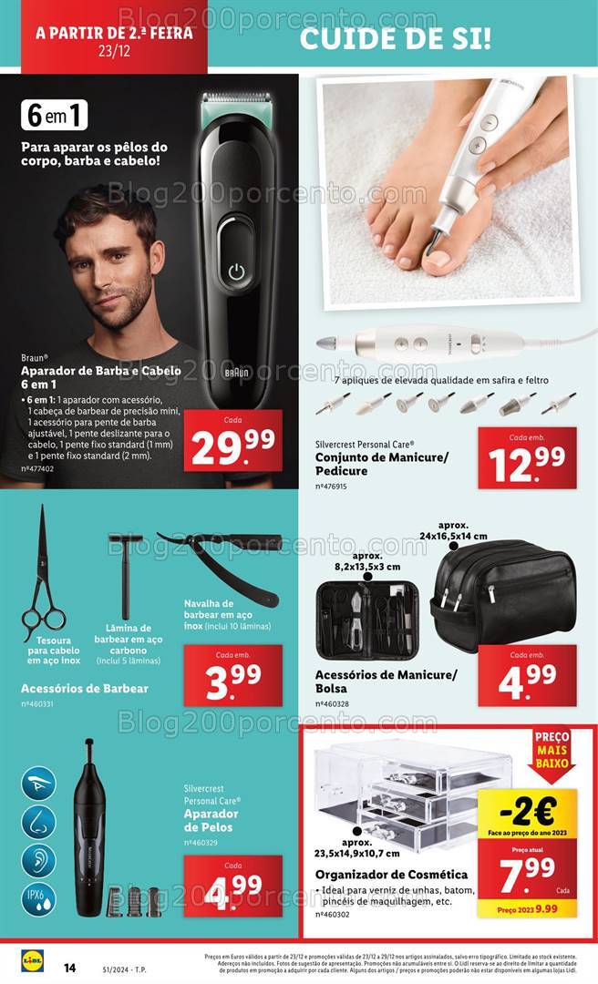 Antevisão Folheto LIDL Bazar Promoções a partir de 23 dezembro