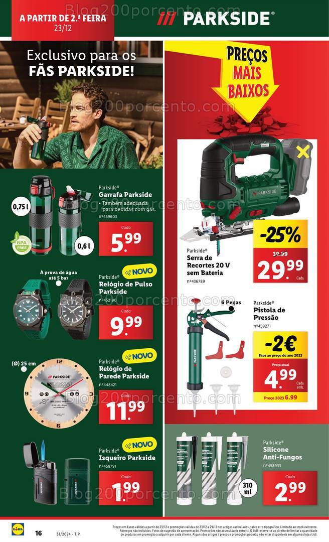 Antevisão Folheto LIDL Bazar Promoções a partir de 23 dezembro