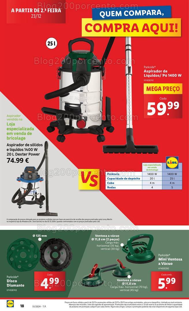 Antevisão Folheto LIDL Bazar Promoções a partir de 23 dezembro