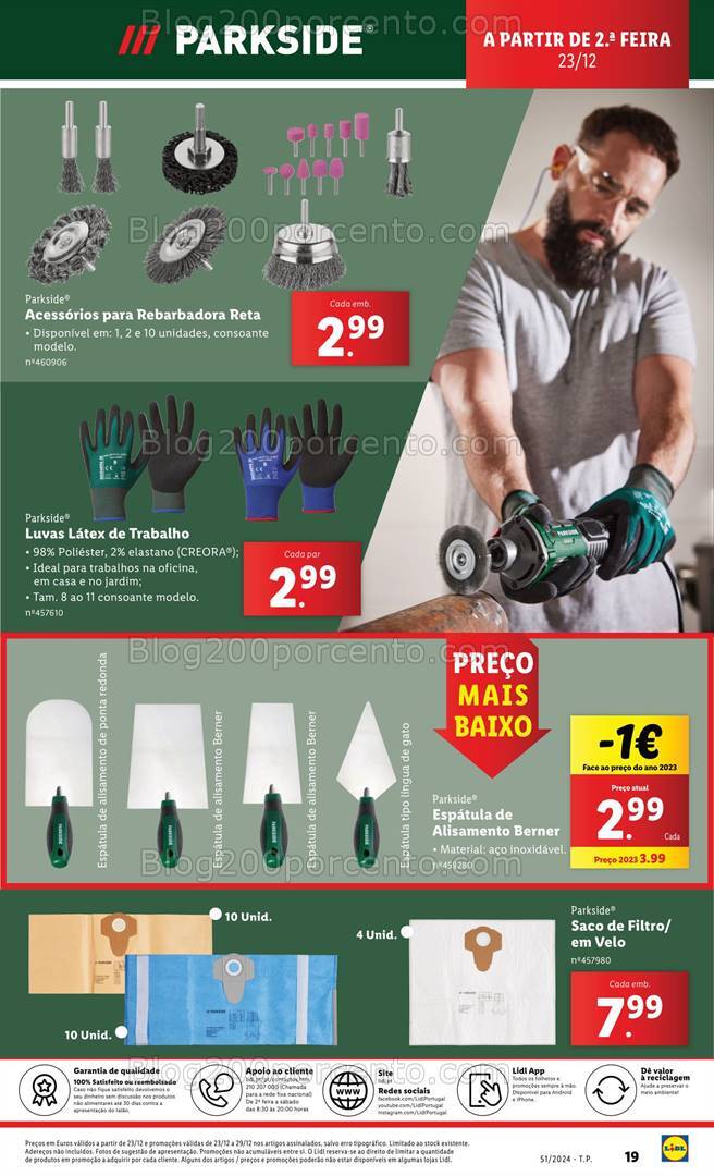 Antevisão Folheto LIDL Bazar Promoções a partir de 23 dezembro