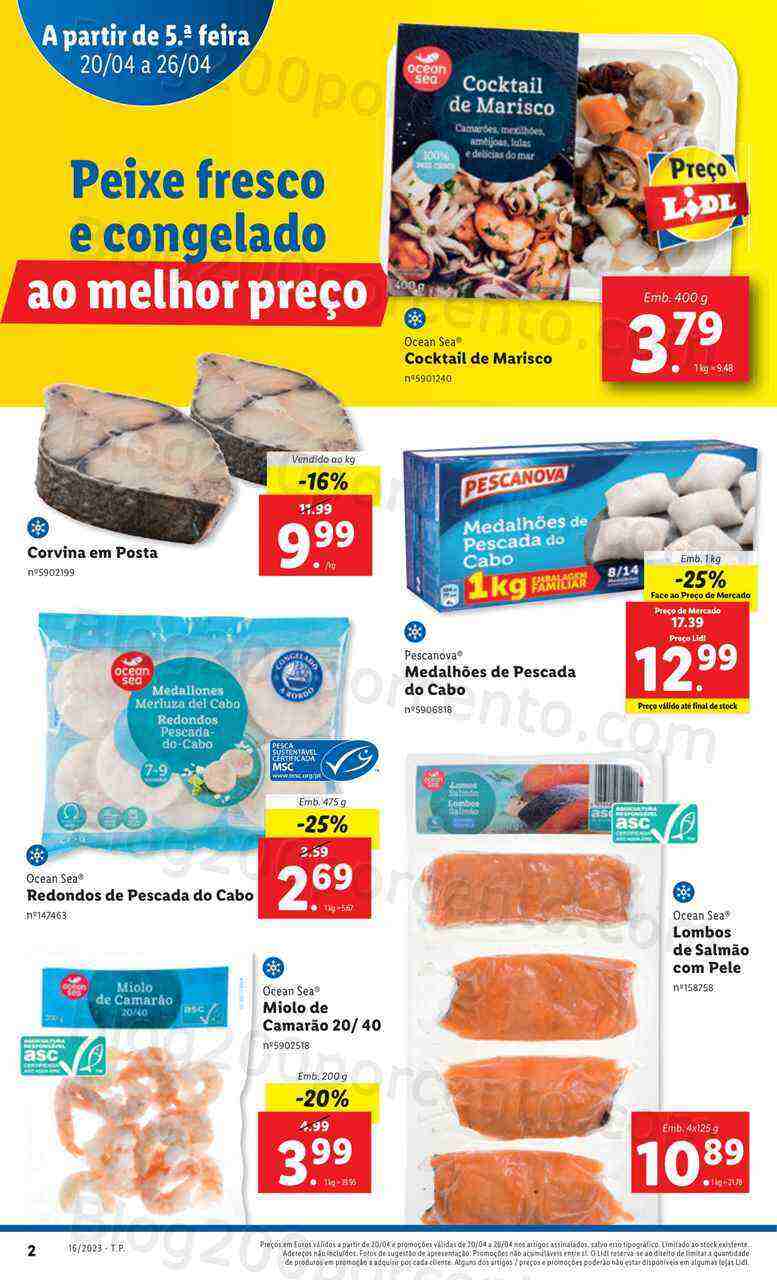 Antevisão Folheto LIDL Promoções de 20 a 26 abril