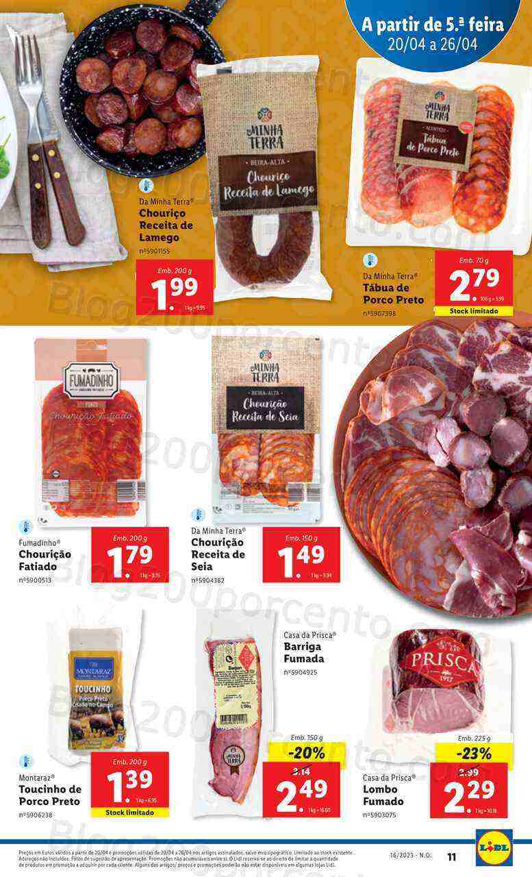 Antevisão Folheto LIDL Sabores da Minha Terra Promoções de 20 a 26 abril