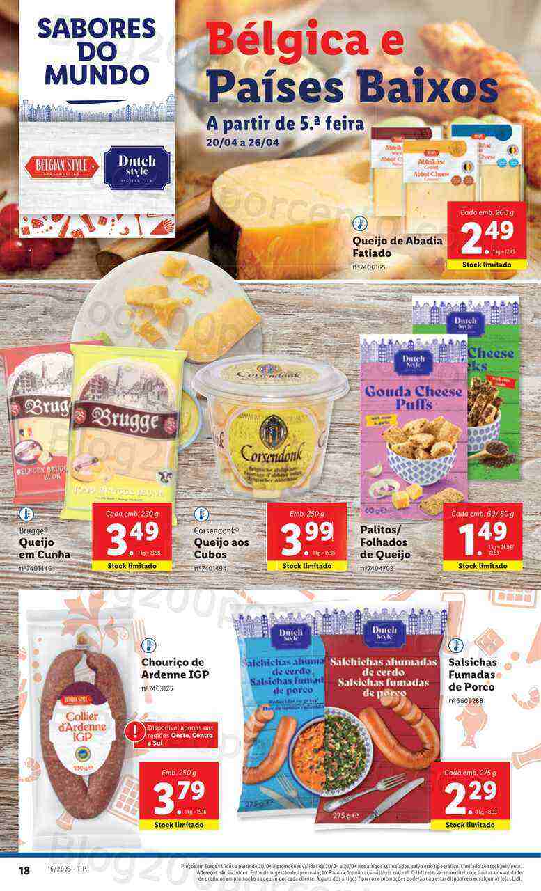 Antevisão Folheto LIDL Promoções de 20 a 26 abril
