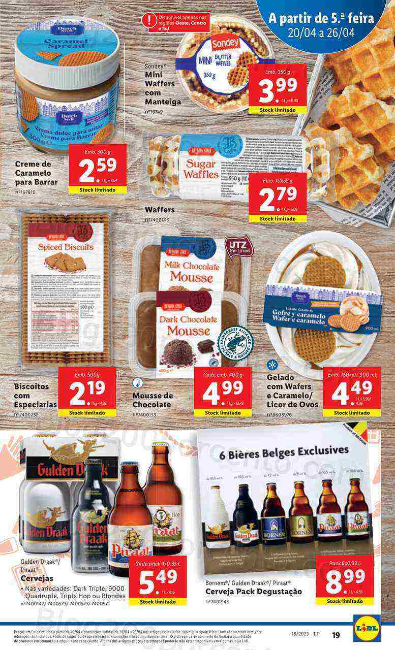 Antevisão Folheto LIDL Sabores da Minha Terra Promoções de 20 a 26 abril