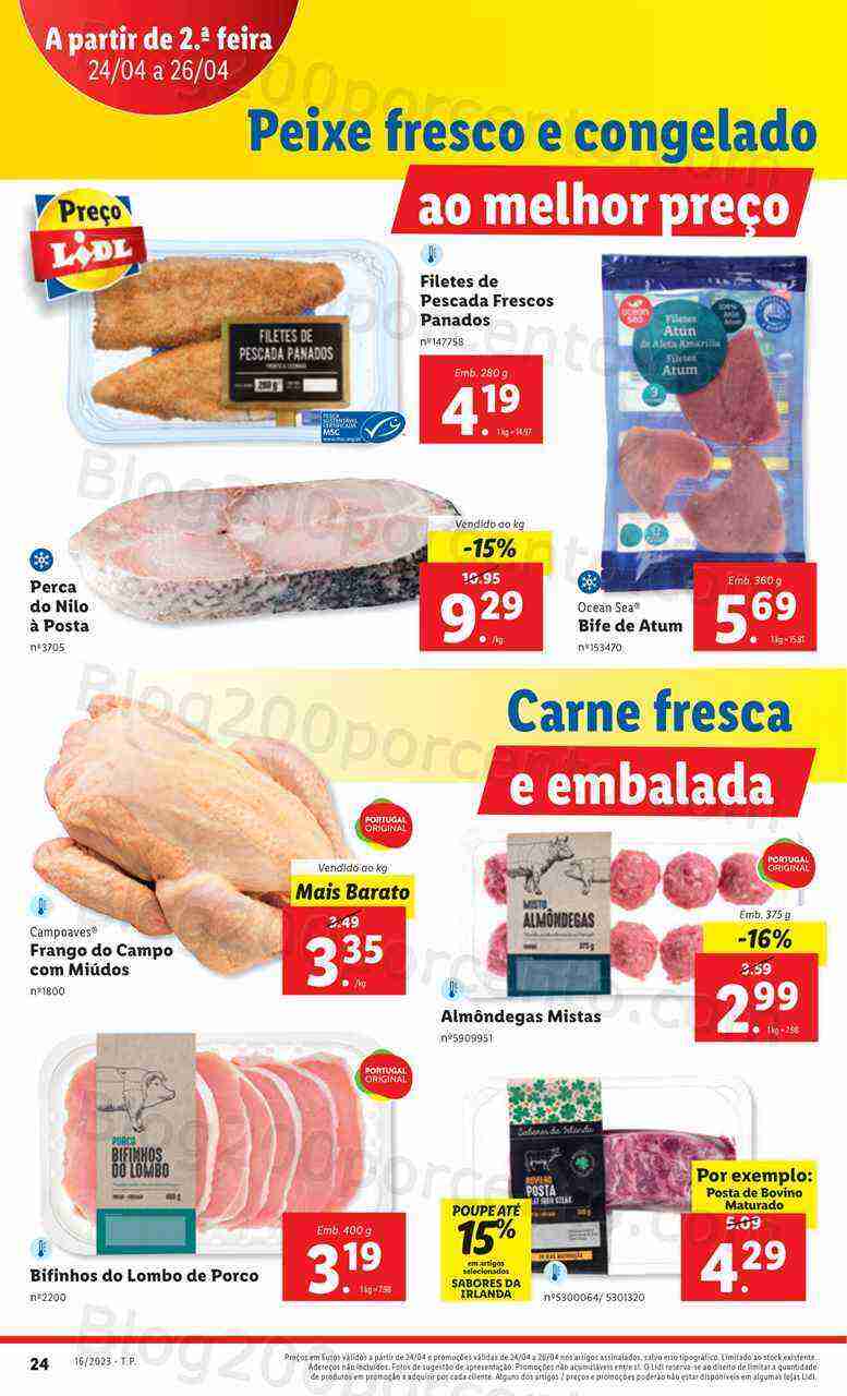 Antevisão Folheto LIDL Sabores da Minha Terra Promoções de 20 a 26 abril