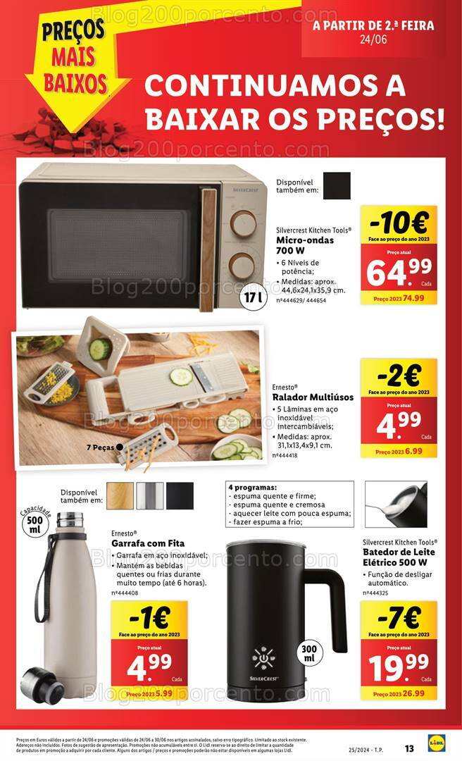 Antevisão Folheto LIDL Bazar Promoções a partir de 24 junho