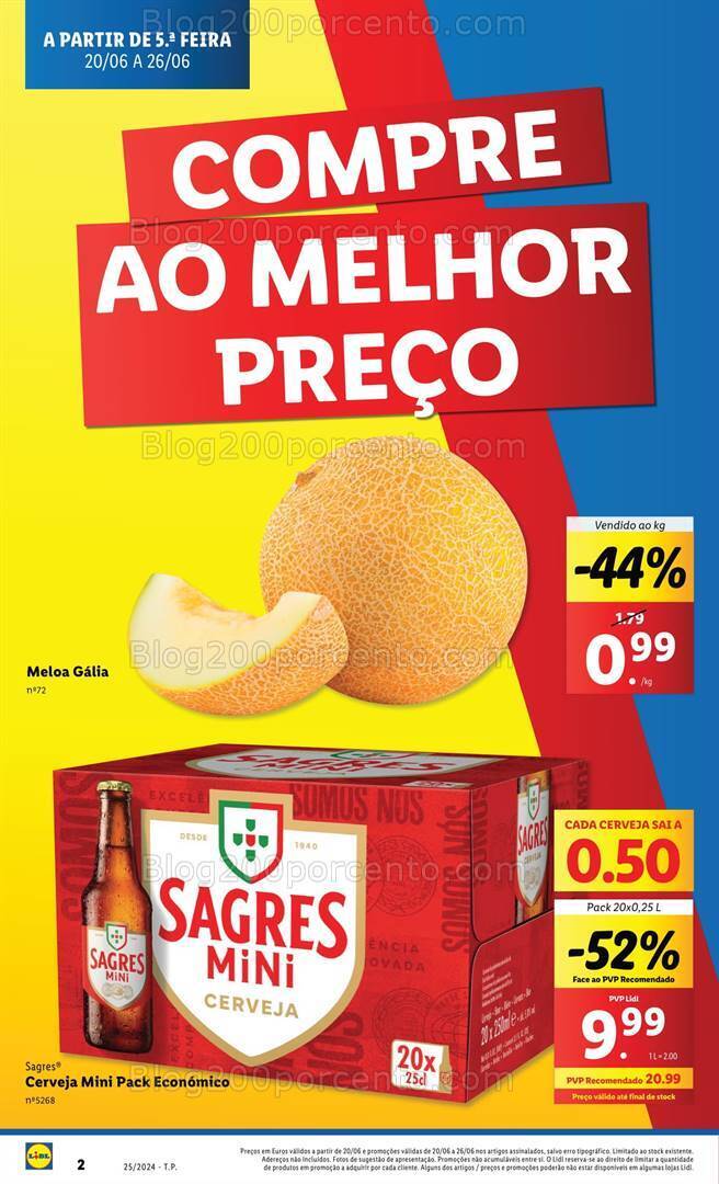 Antevisão Folheto LIDL Promoções de 20 a 26 junho