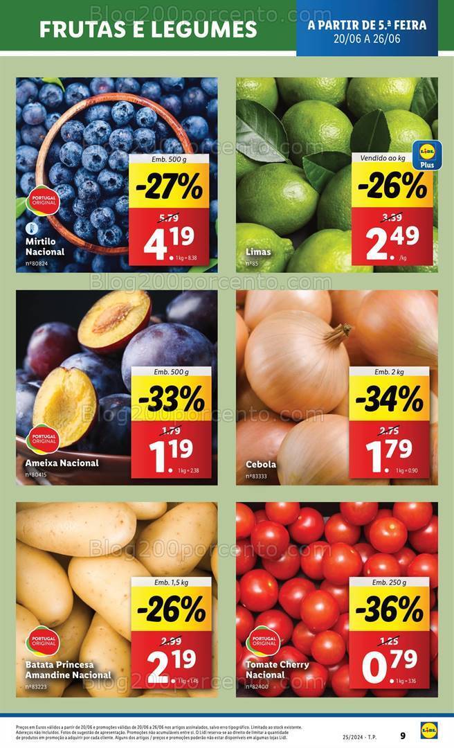 Antevisão Folheto LIDL Promoções de 20 a 26 junho