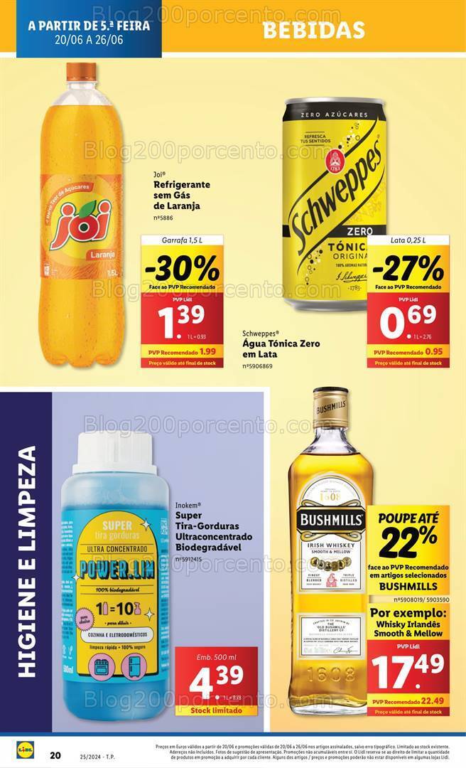 Antevisão Folheto LIDL Promoções de 20 a 26 junho