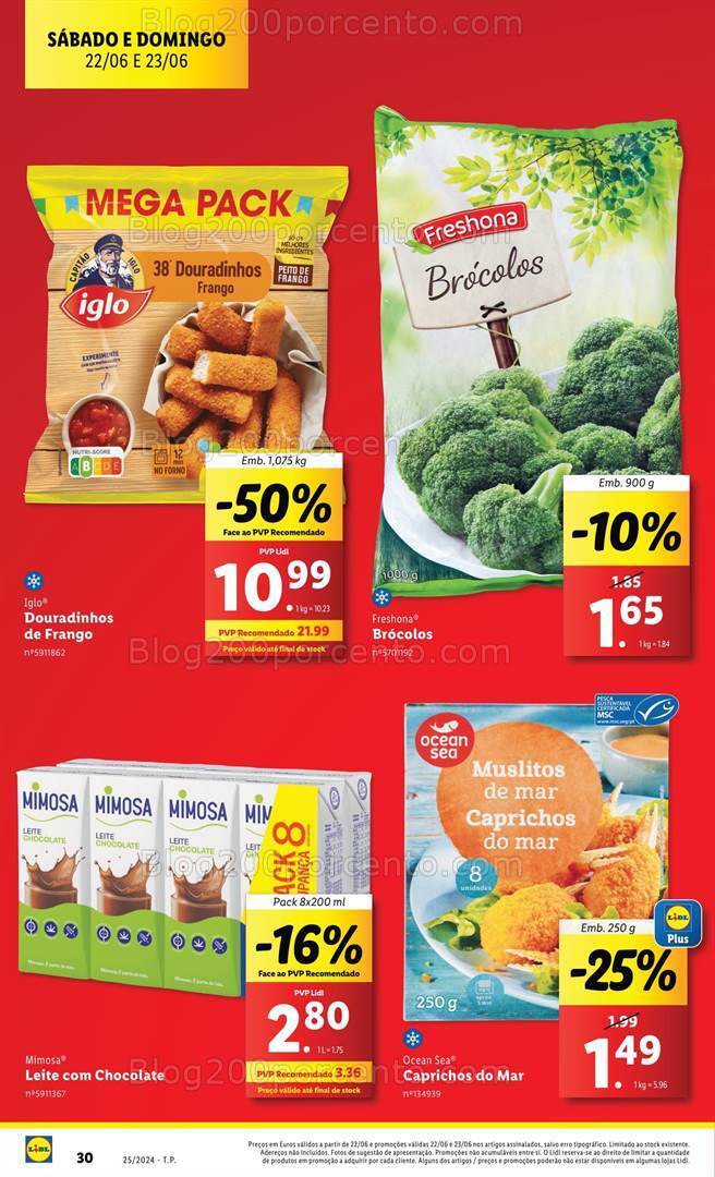 Antevisão Folheto LIDL Fim de Semana Promoções - 22 e 23 junho
