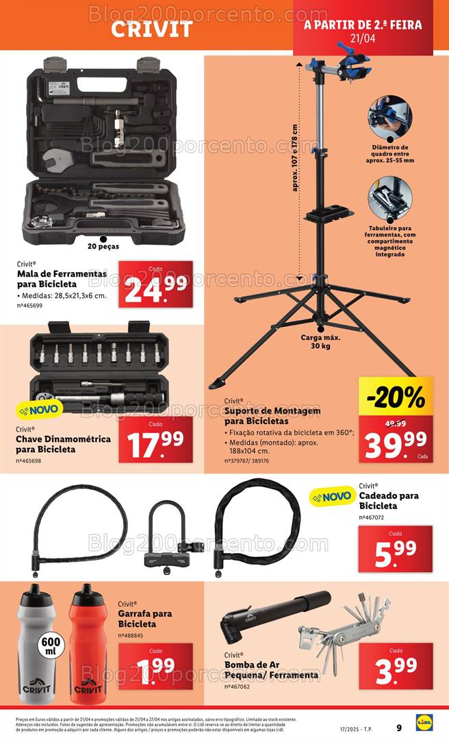 Antevisão Folheto LIDL Bazar Promoções de 21 abril a 1 maio
