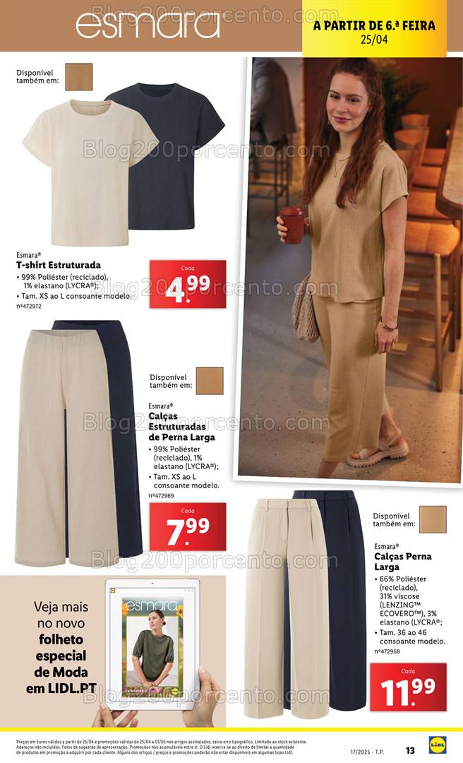 Antevisão Folheto LIDL Bazar Promoções de 21 abril a 1 maio