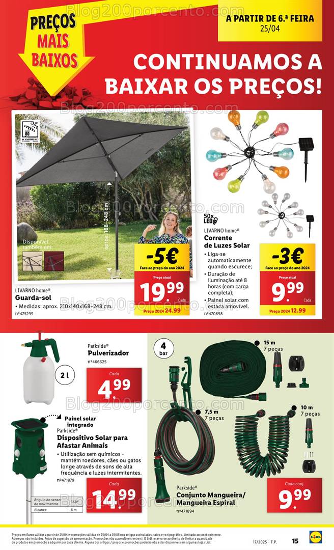 Antevisão Folheto LIDL Bazar Promoções de 21 abril a 1 maio