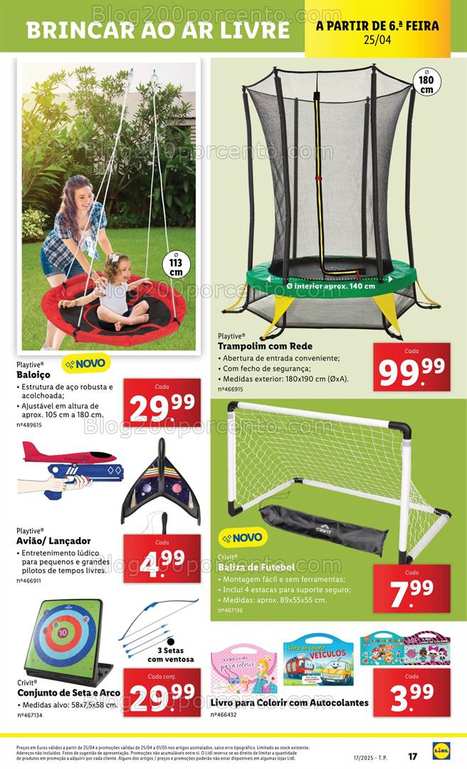 Antevisão Folheto LIDL Bazar Promoções de 21 abril a 1 maio