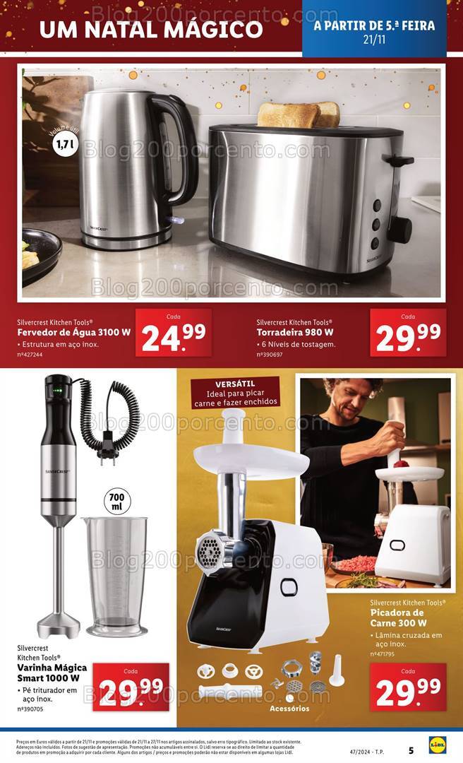 Antevisão Folheto LIDL Bazar Cozinha Promoções a partir de 21 novembro