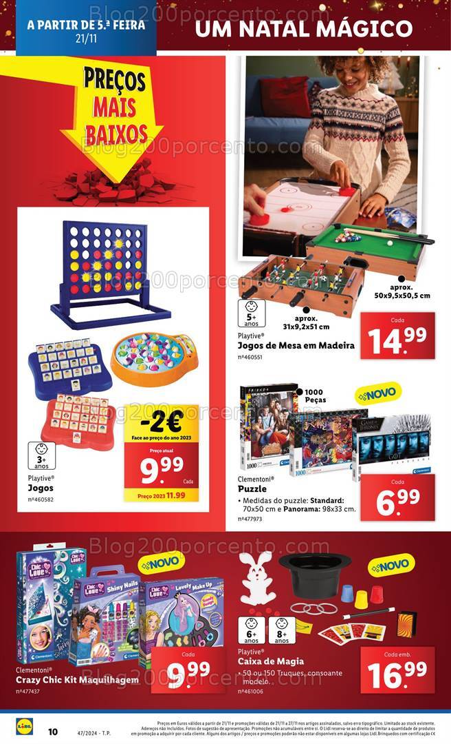 Antevisão Folheto LIDL Brinquedos Promoções a partir de 21 novembro