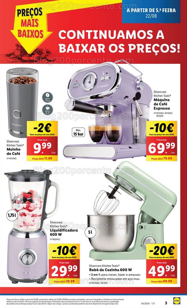 Antevisão Folheto LIDL Bazar Promoções de 22 a 28 agosto