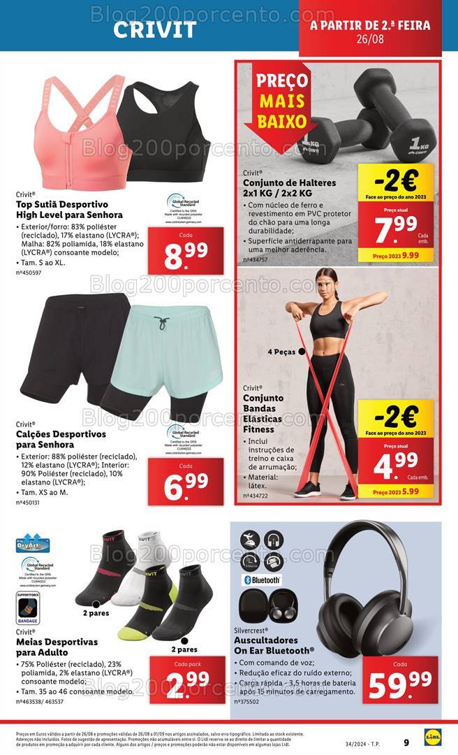 Antevisão Folheto LIDL Bazar Promoções de 22 a 28 agosto