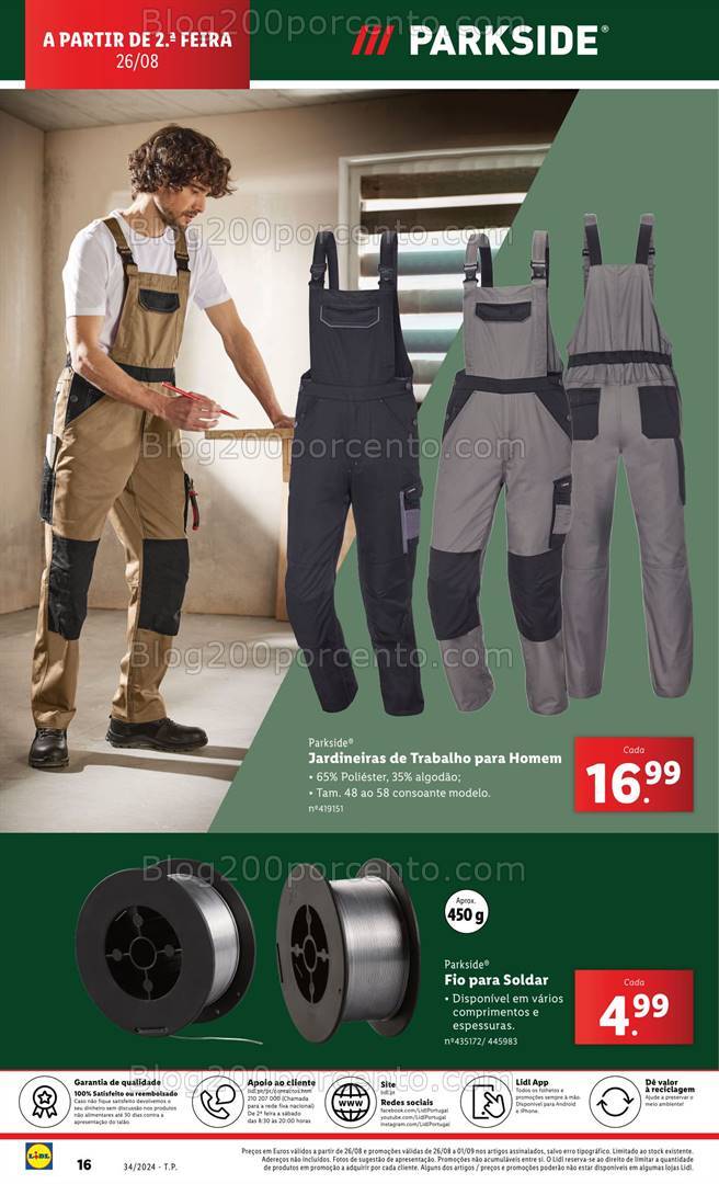 Antevisão Folheto LIDL Bazar Promoções de 22 a 28 agosto