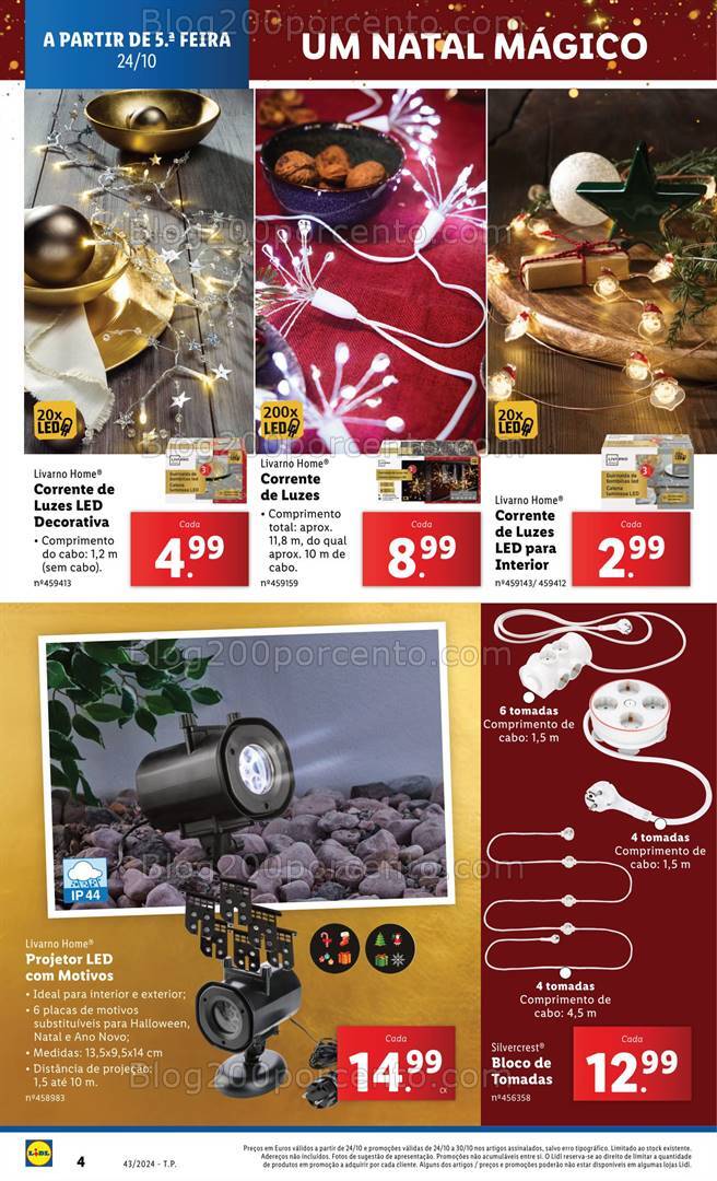 Antevisão Folheto LIDL Bazar Promoções de 24 a 30 outubro