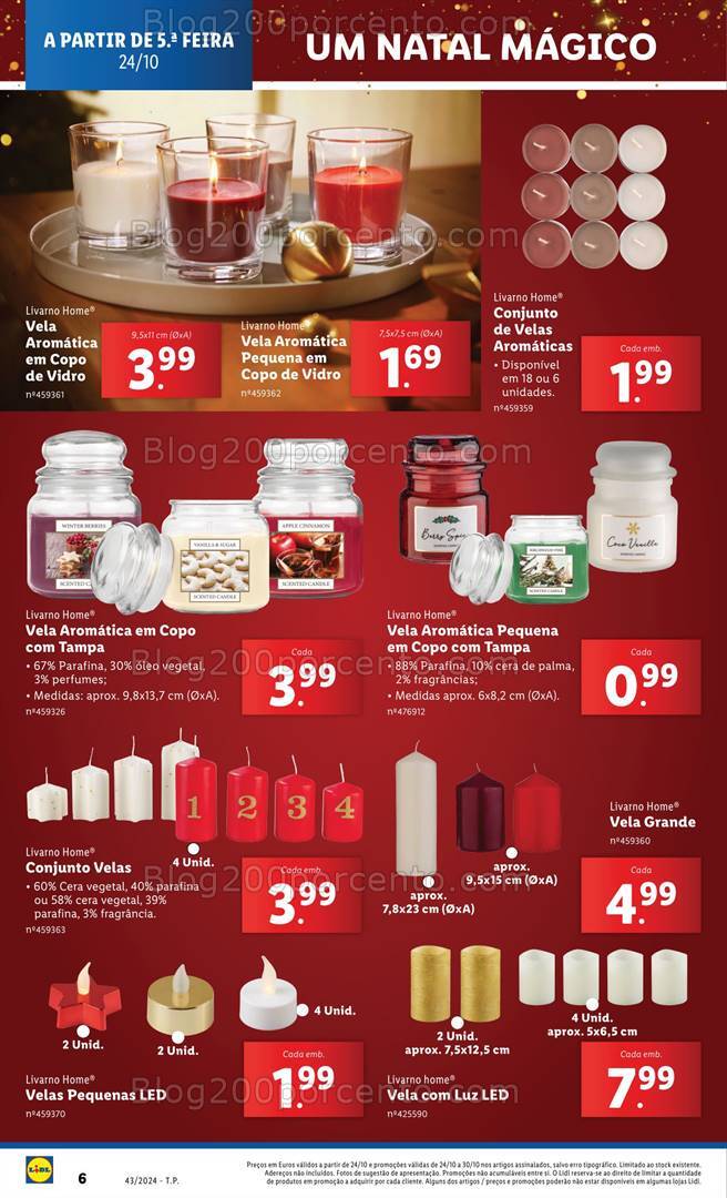 Antevisão Folheto LIDL Bazar Promoções de 24 a 30 outubro