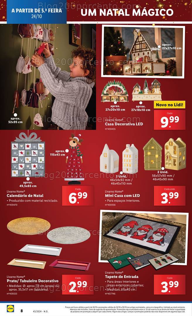 Antevisão Folheto LIDL Bazar Promoções de 24 a 30 outubro