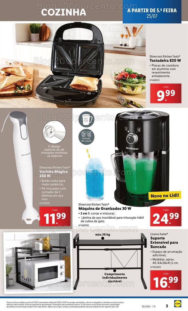 Antevisão Folheto LIDL Especial Cozinha Promoções de 25 a 31 julho