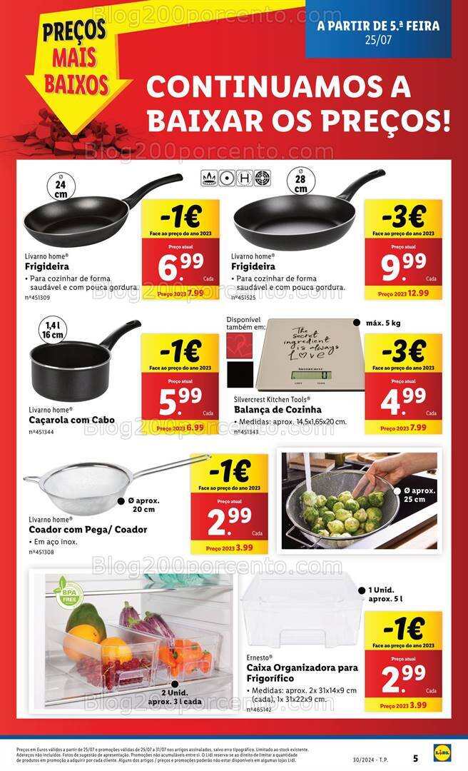 Antevisão Folheto LIDL Especial Cozinha Promoções de 25 a 31 julho