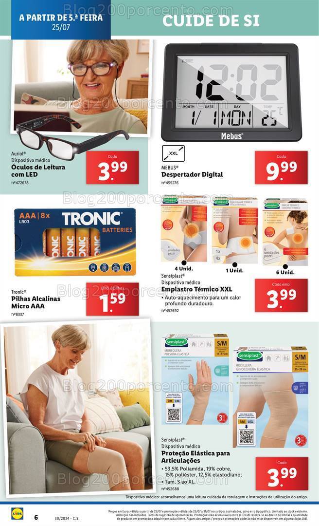 Antevisão Folheto LIDL Bazar Promoções de 25 a 31 julho
