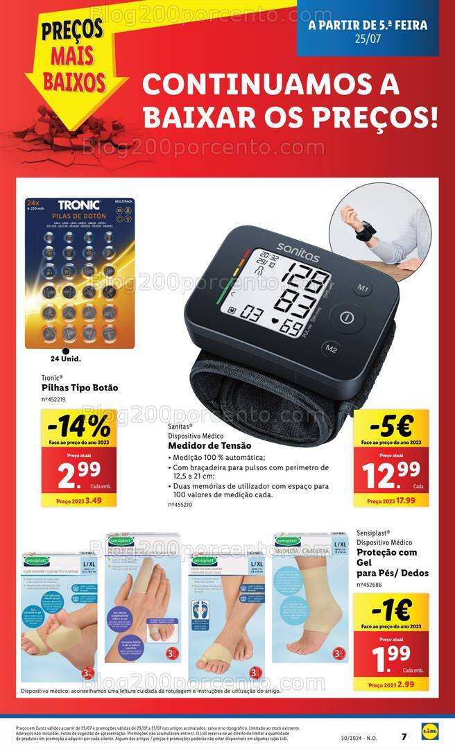 Antevisão Folheto LIDL Bazar Promoções de 25 a 31 julho