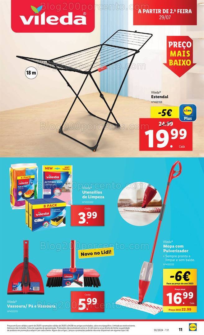 Antevisão Folheto LIDL Bazar Promoções a partir de 29 julho