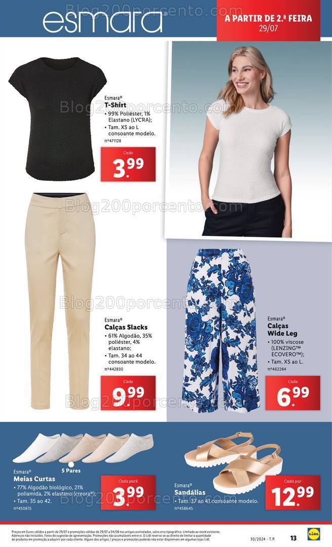 Antevisão Folheto LIDL Bazar Promoções a partir de 29 julho