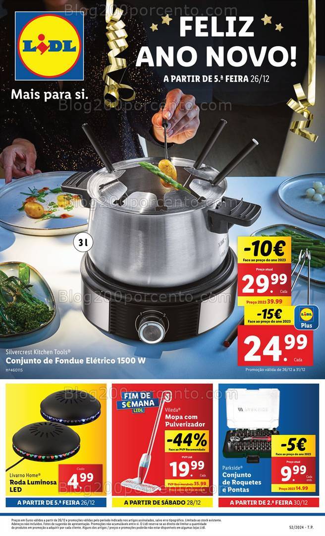 Antevisão Folheto LIDL Bazar Promoções de 26 dezembro a 5 janeiro