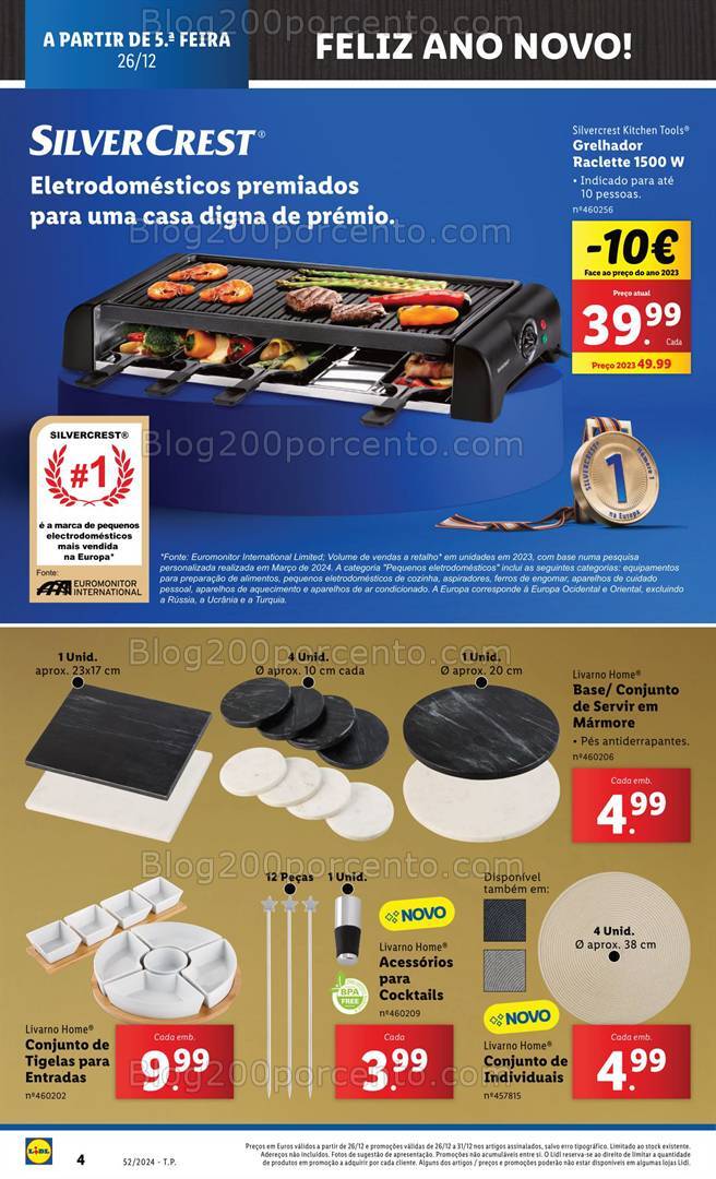Antevisão Folheto LIDL Bazar Promoções de 26 dezembro a 5 janeiro