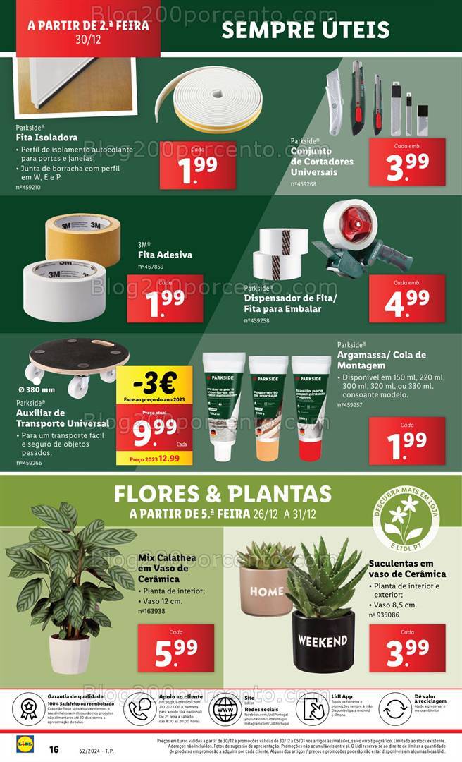 Antevisão Folheto LIDL Bazar Promoções de 26 dezembro a 5 janeiro