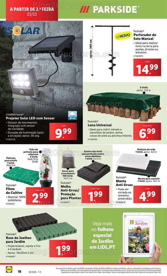 Antevisão Folheto LIDL Bazar a partir de 3 março