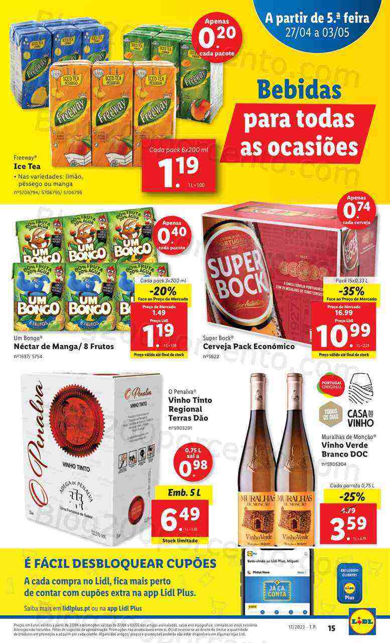 Antevisão Folheto LIDL Promoções de 27 abril a 3 maio