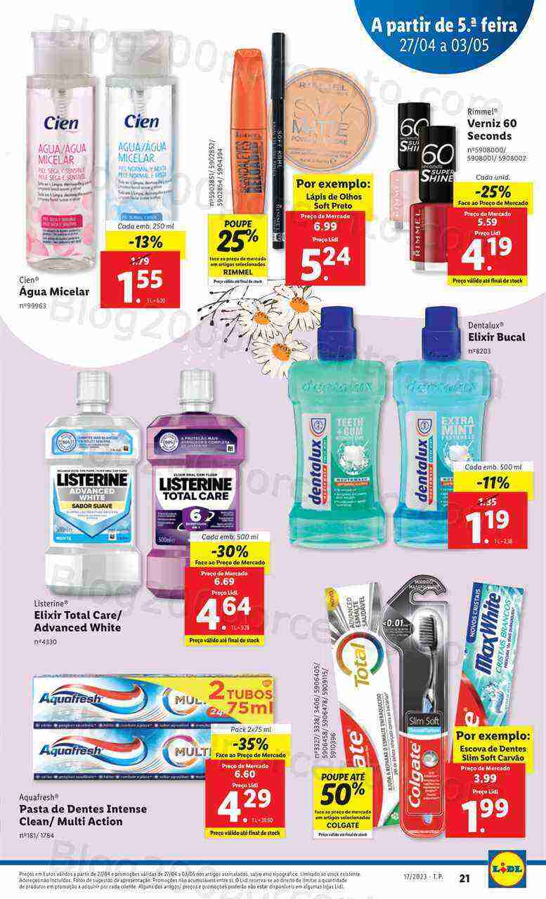 Antevisão Folheto LIDL Promoções de 27 abril a 3 maio