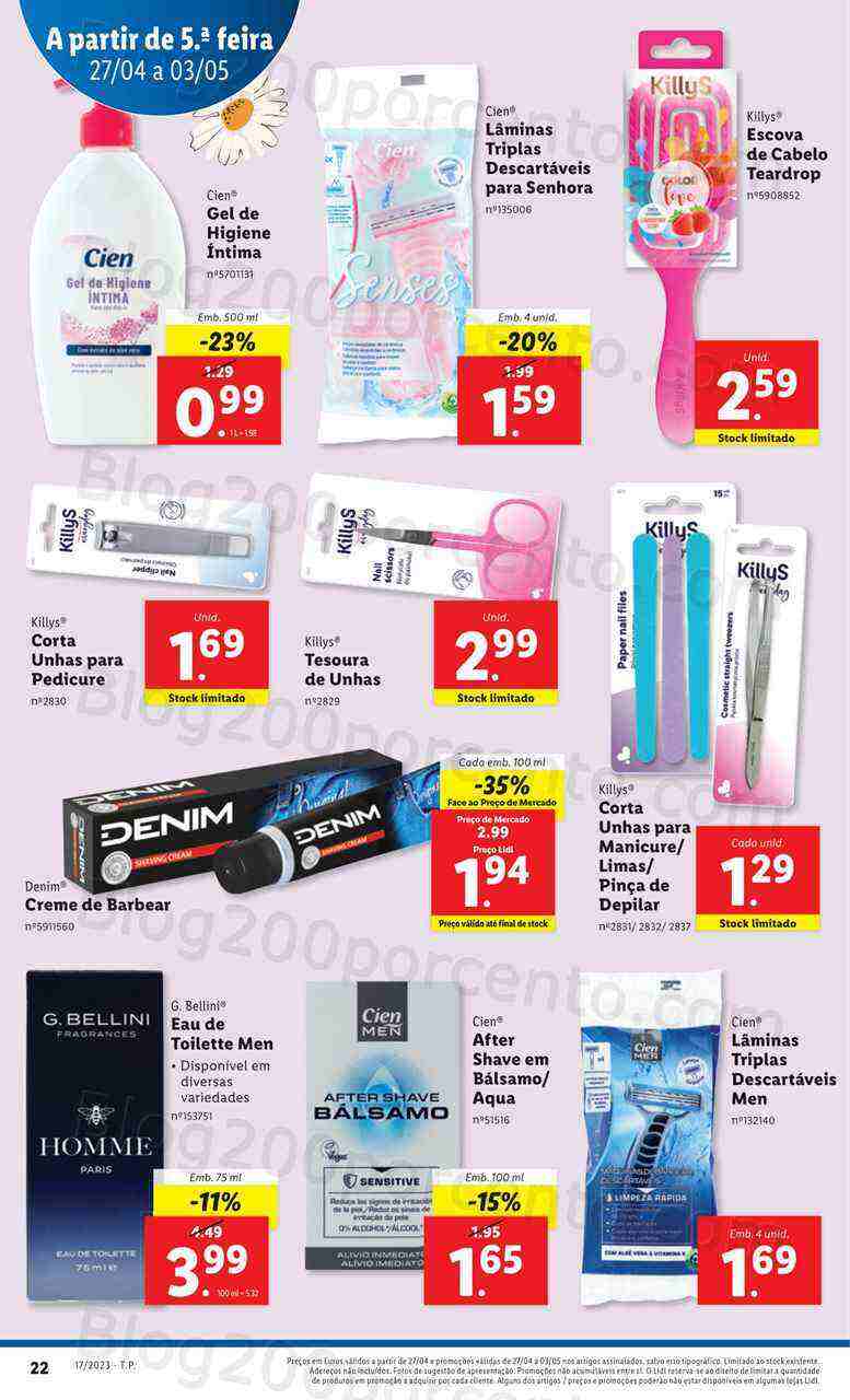 Antevisão Folheto LIDL Promoções de 27 abril a 3 maio