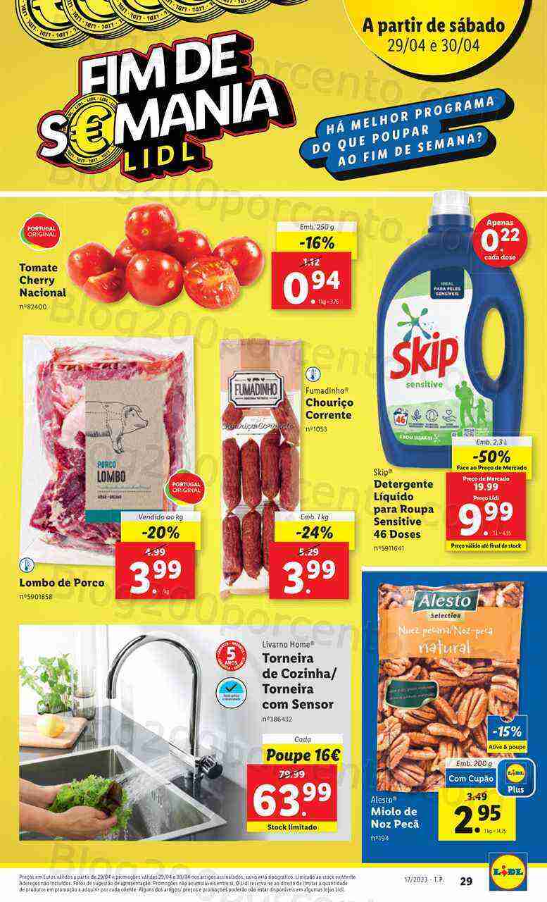 Antevisão Folheto LIDL Promoções de 27 abril a 3 maio