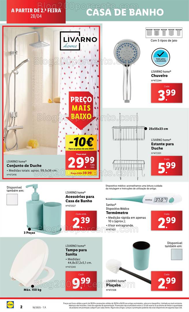 Antevisão Folheto LIDL Bazar Promoções de 28 abril a 8 maio - Edição Digital