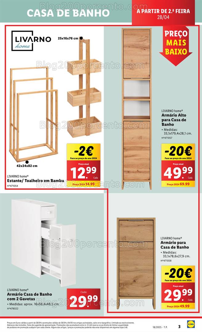 Antevisão Folheto LIDL Bazar Promoções de 28 abril a 8 maio - Edição Digital