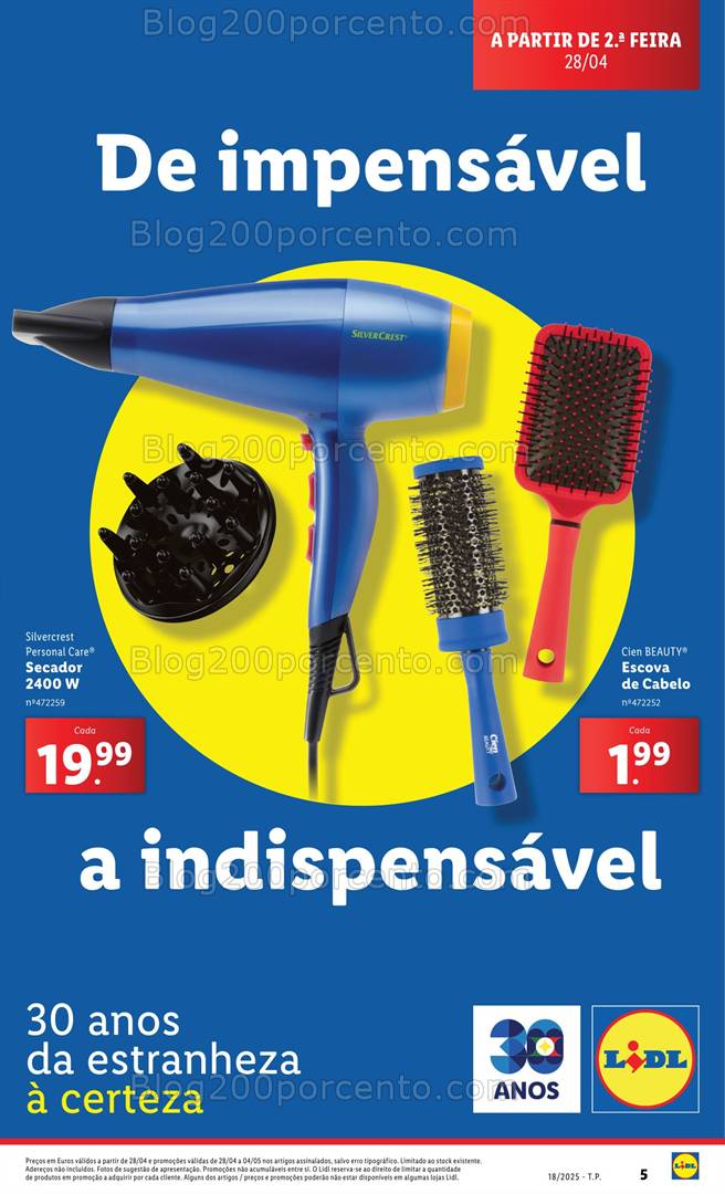 Antevisão Folheto LIDL Bazar Promoções de 28 abril a 8 maio - Edição Digital