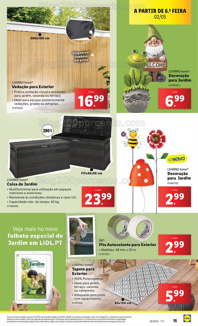 Antevisão Folheto LIDL Bazar Promoções de 28 abril a 8 maio - Edição Digital