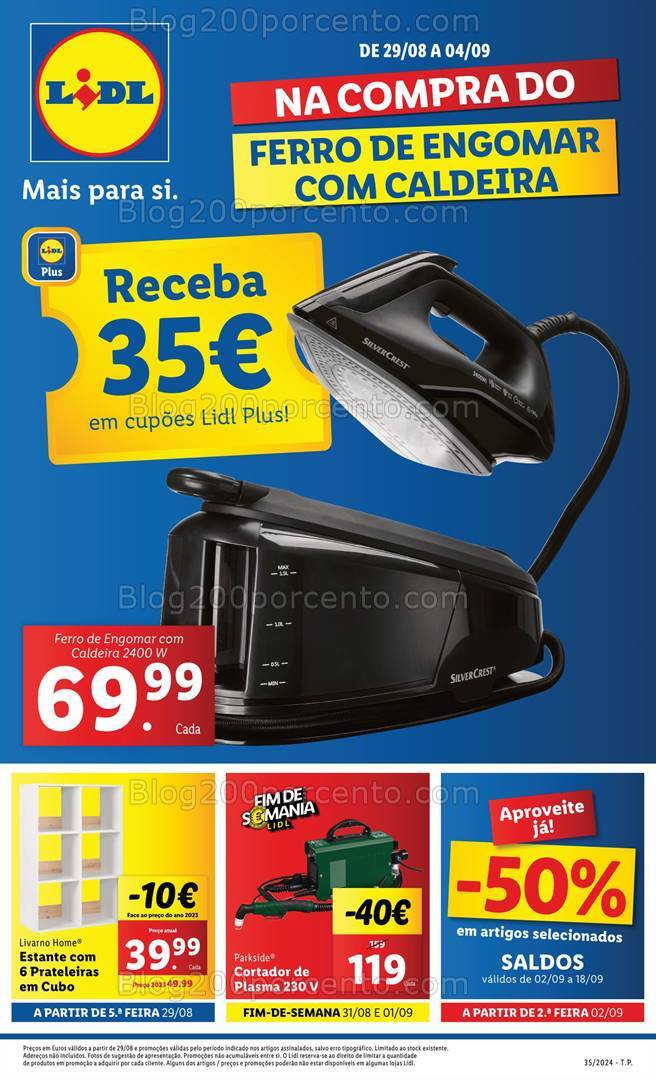 Antevisão Folheto LIDL Especial Roupa Cuidada Promoções a partir de 29 agosto