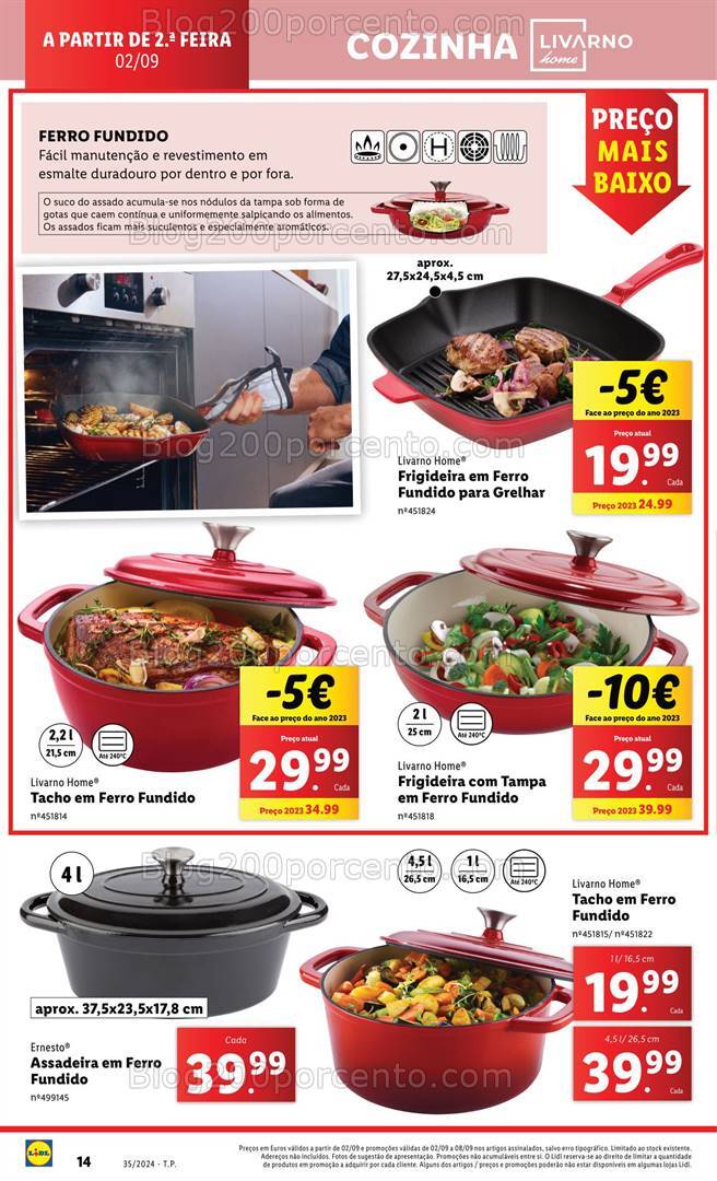 Antevisão Folheto LIDL Bazar Promoções de 29 agosto a 4 setembro