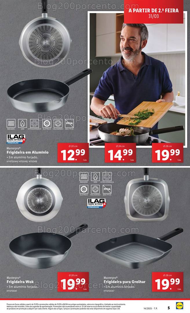 Antevisão Folheto LIDL Promoções 31 março a 10 abril