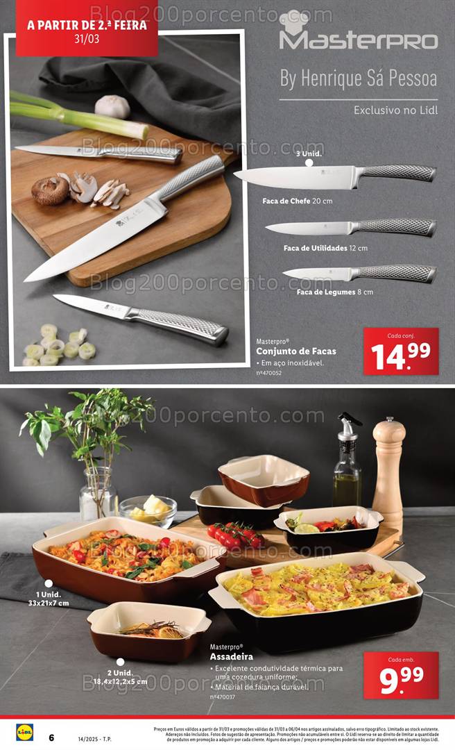 Antevisão Folheto LIDL Promoções 31 março a 10 abril