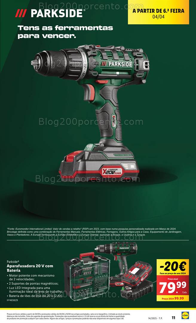 Antevisão Folheto LIDL Promoções 31 março a 10 abril